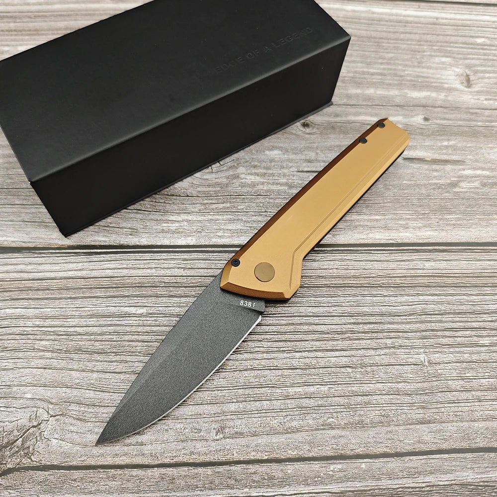 BK 838 Folding Pocket Knife 440C Blade T6 Aluminum Handle Portable EDC Tactical Self-defense Survival Camping Knives Gifts Tools