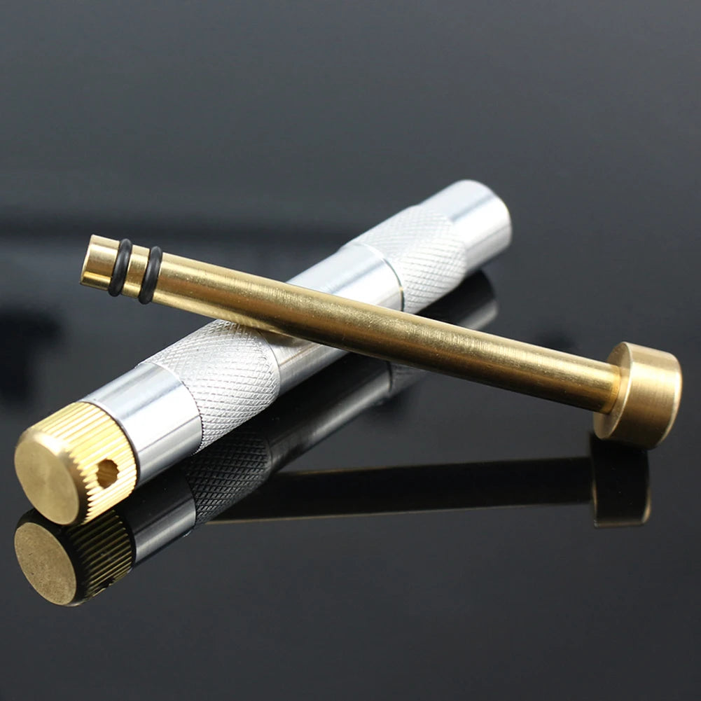 Brass Air Compression Fire Tube Portable Emergency Fire Pipes Useful Fire Picking Tubes Survival Tool Heating Gadgets