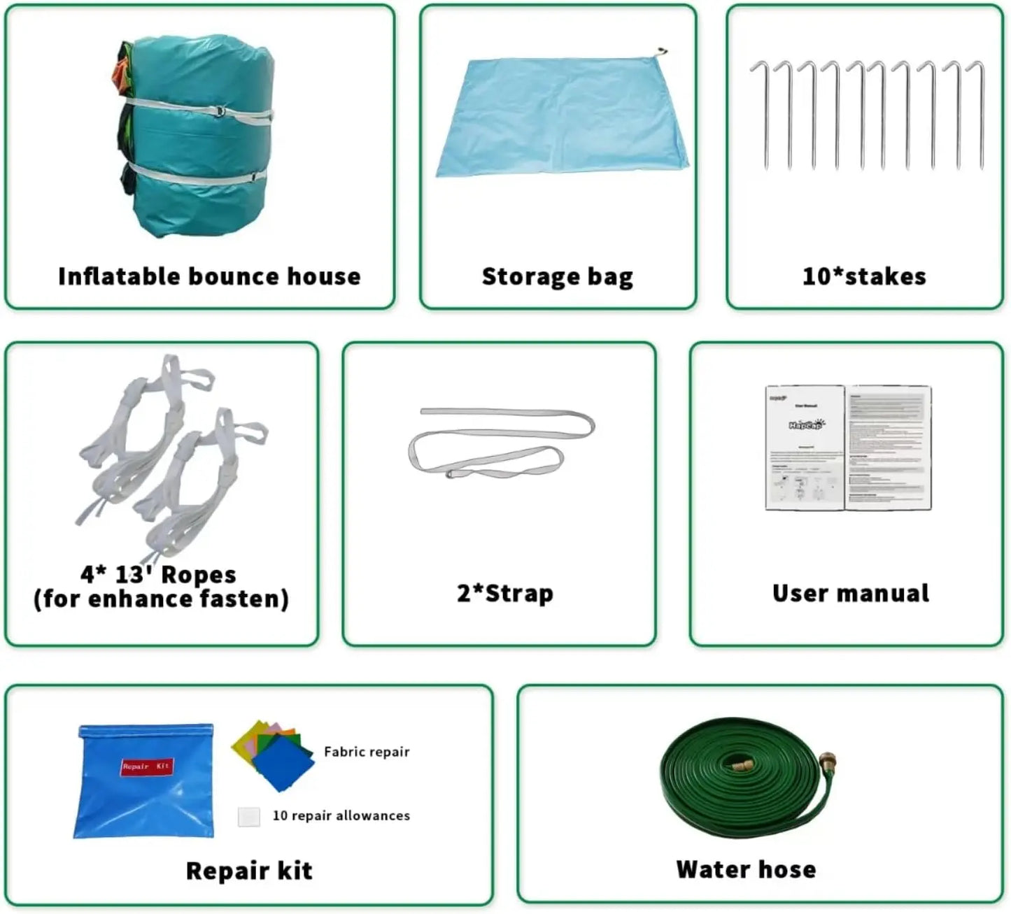 Inflatable Commercial Water Slide Bounce House for Kids or Adults,High Slide with Shallow Pool,Backyard,Outdoor 20' x 9.4'x 13’