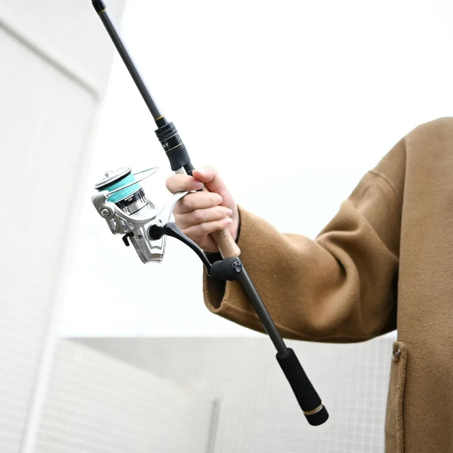 4Piece Carbon Fiber Spinning Rod and Reel Combo for Travel Fishing 7ft Lightweight Braided Line Fishing Setup with Carry Bag Id