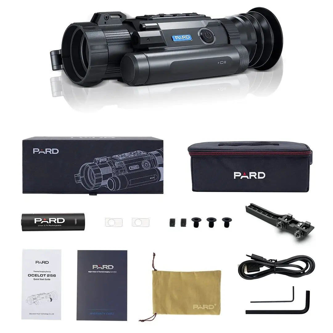 PARD Ocelot 256 Thermal Imaging Scope without Rangefinder 19mm lens Sensor 256*192 6000J Recoil Resistance WIFI Weatherproof