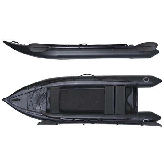 Ikuby 2 Person Inflatable Fishing Kayak PVC Boat - 130 x 43 x 11.8 Inches