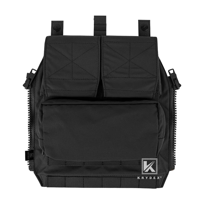 KRYDEX Tactical Zip On Backpack Panel Pouch For CPC NCPC AVS JPC 2.0 Plater Carrier Vest Coma Hunting Airsoft Combat Bag