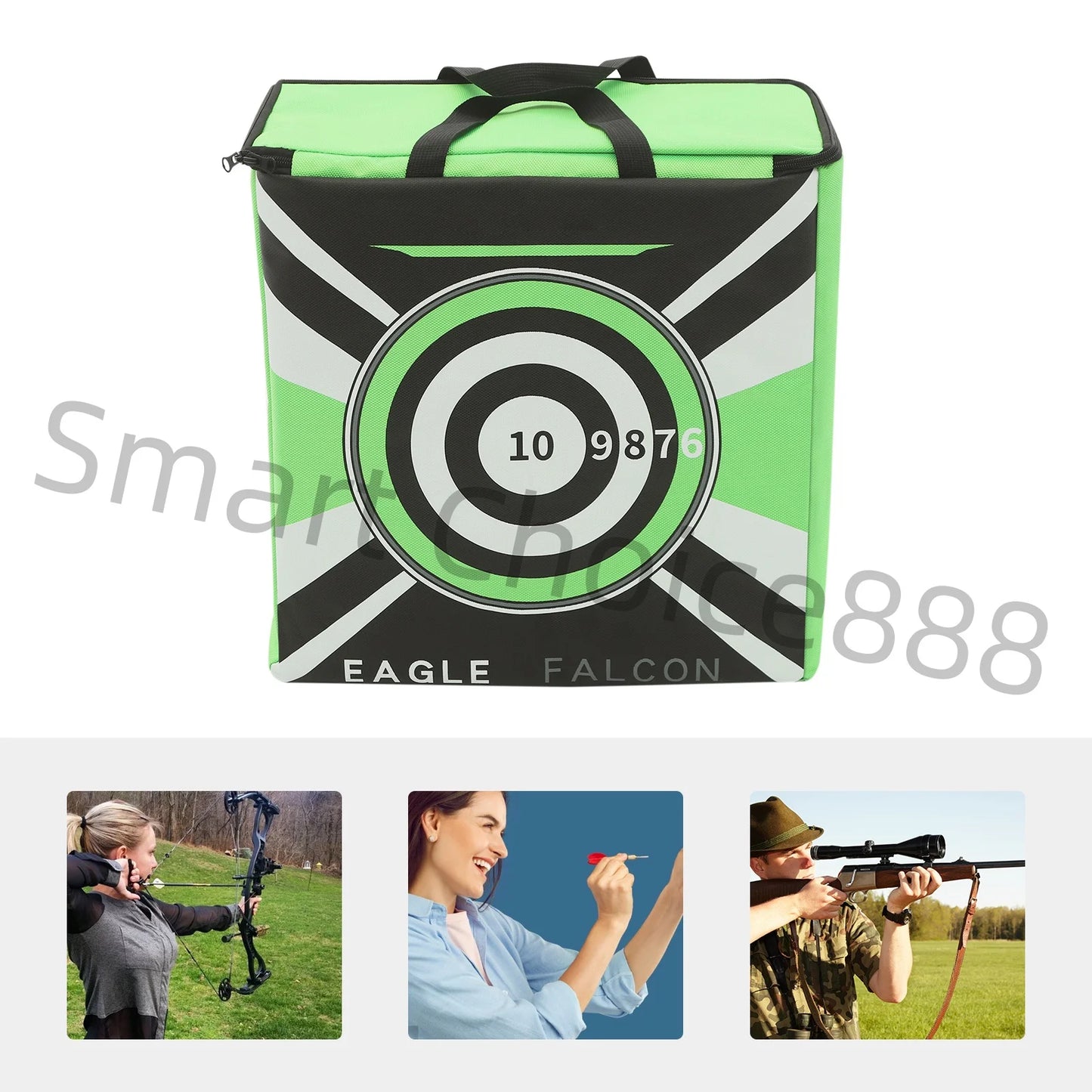 Archery Target Bag Portable Bow Target Water Resistant Archery Targets Refillable with Carrying Handle Training Accessories