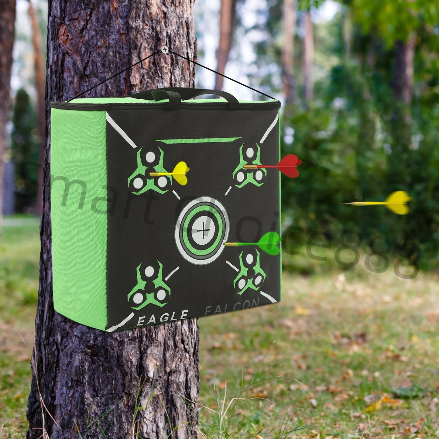 Archery Target Bag Portable Bow Target Water Resistant Archery Targets Refillable with Carrying Handle Training Accessories