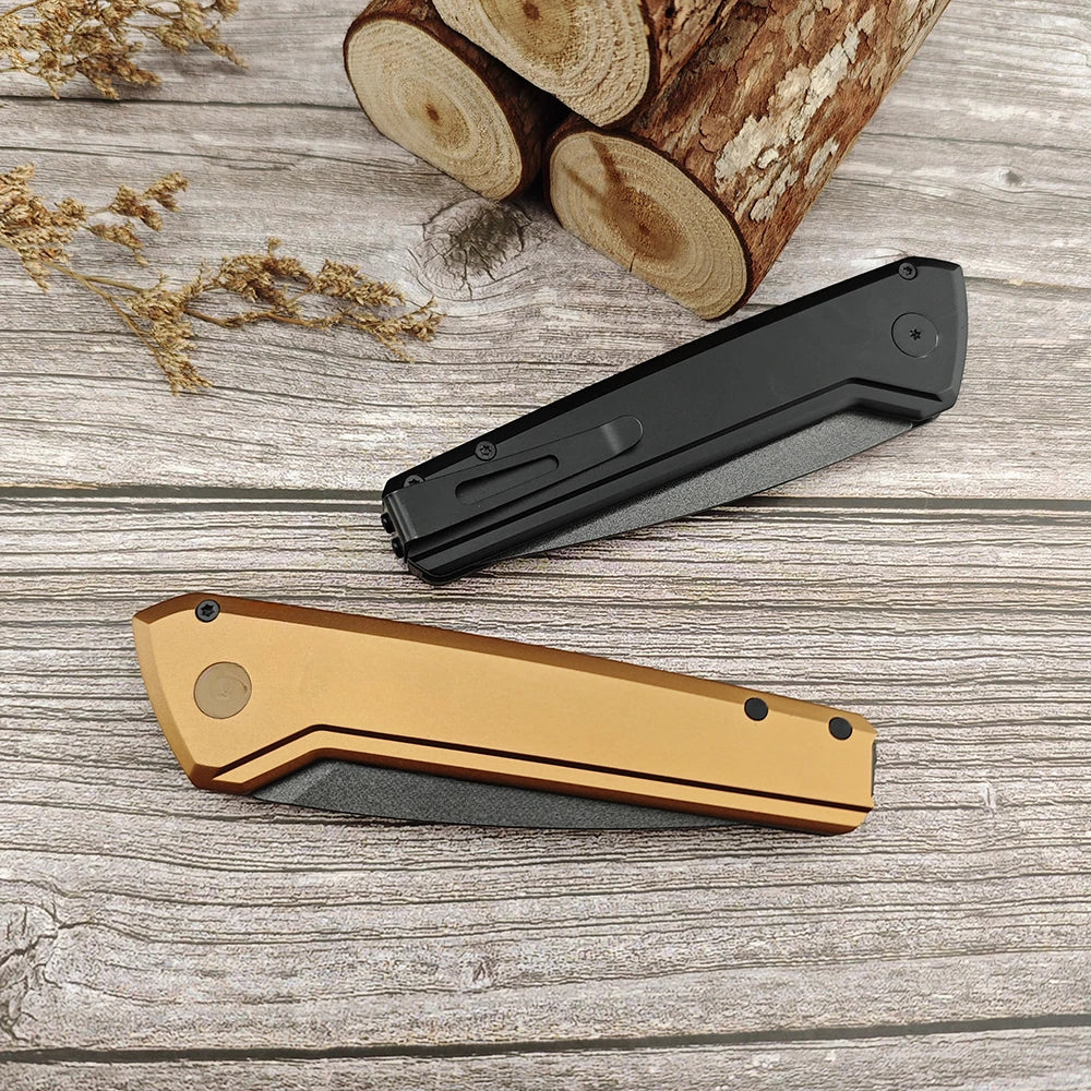 BK 838 Folding Pocket Knife 440C Blade T6 Aluminum Handle Portable EDC Tactical Self-defense Survival Camping Knives Gifts Tools