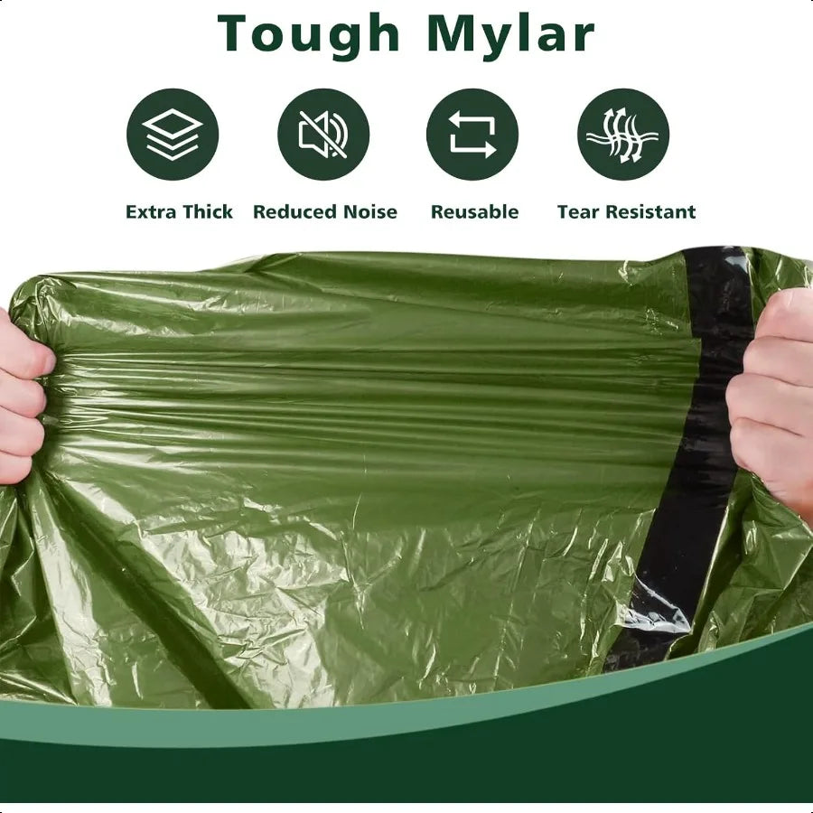 Emergency Sleeping Bag Survival Bag Portable Waterproof Thermal Bivy Sacks Bivvy Bags Camping Mylar Sleeping Bag Survival Gear