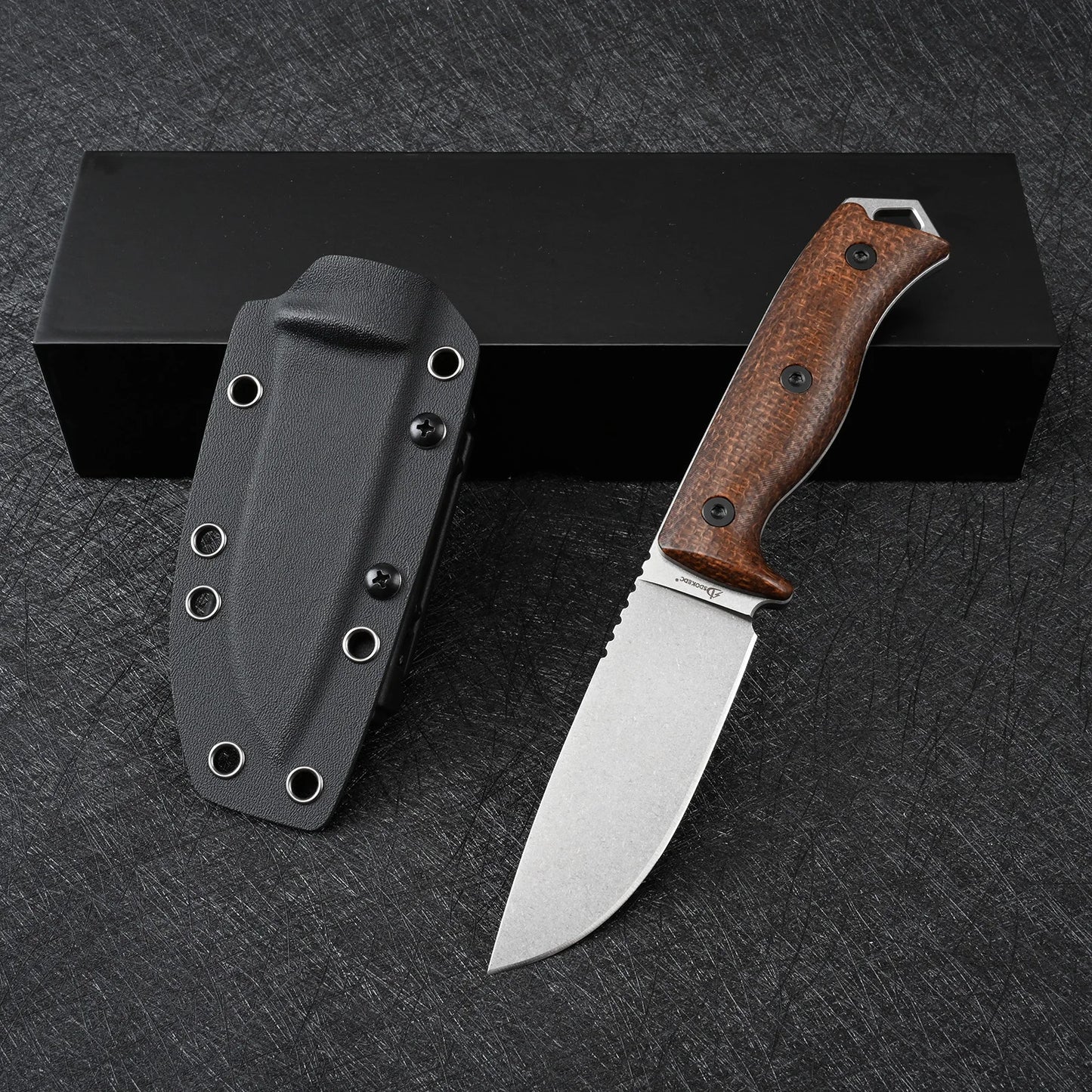 DC53 Steel Outdoor Camping Fixed Blade Knives Self Defense Survival Hunting Knife For Men