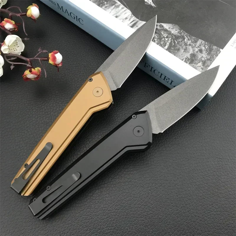 BK 838 Folding Pocket Knife 440C Blade T6 Aluminum Handle Portable EDC Tactical Self-defense Survival Camping Knives Gifts Tools