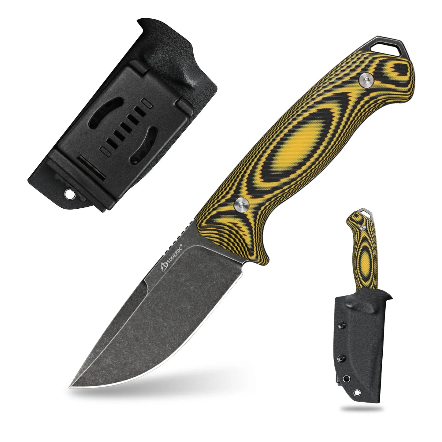 Knives DC53 Steel Tactical Hunting Fixed Blade Knife G10 Handle Kydex Sheath Mens Gifts EDC Knife Outdoor Camping Survival