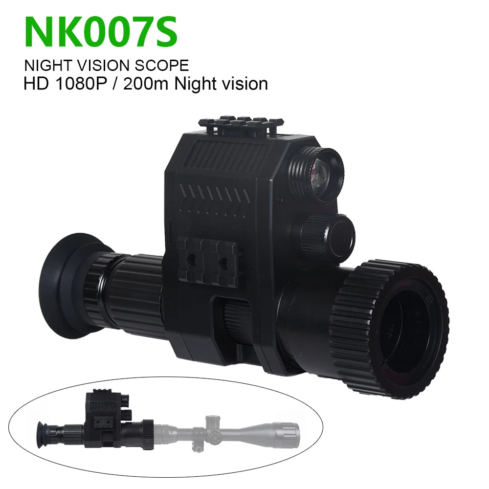 Tactical FAST Helmet NVG Night Vision Device, Hunting Riflescope IR Night Vision, Outdoor CS Shooting Training Sight Digital Cam