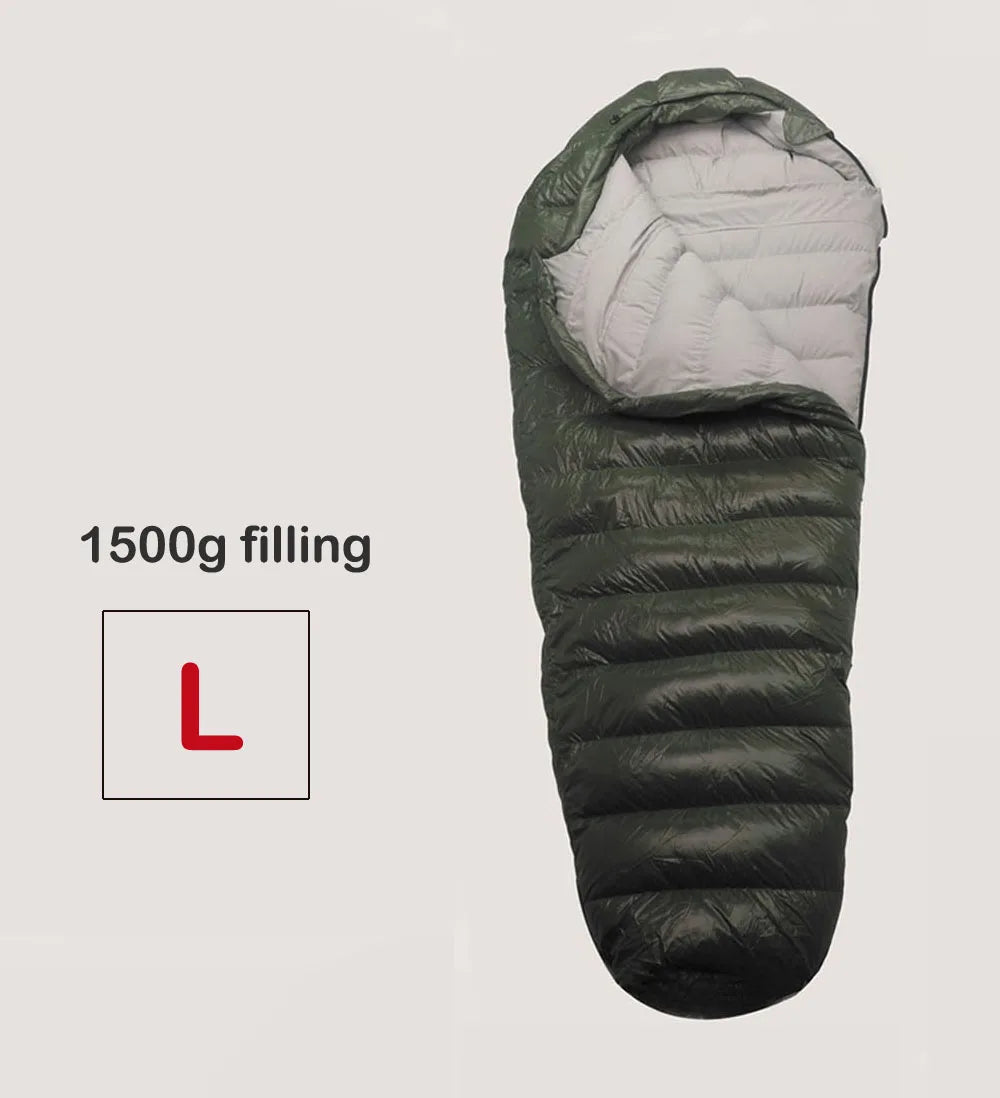 Kamperbox Cold Temperature Winter Sleeping Bag Down Sleeping Bag Winter Camping Equipment