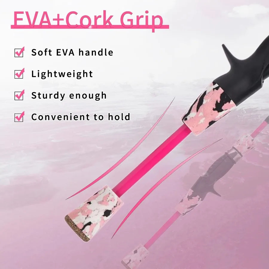 Portable Telescopic Fishing Rod and Reel Combo Full Kit Set for Ideal for Outdoor Adventures and Beginner Youth Easy to Assembl