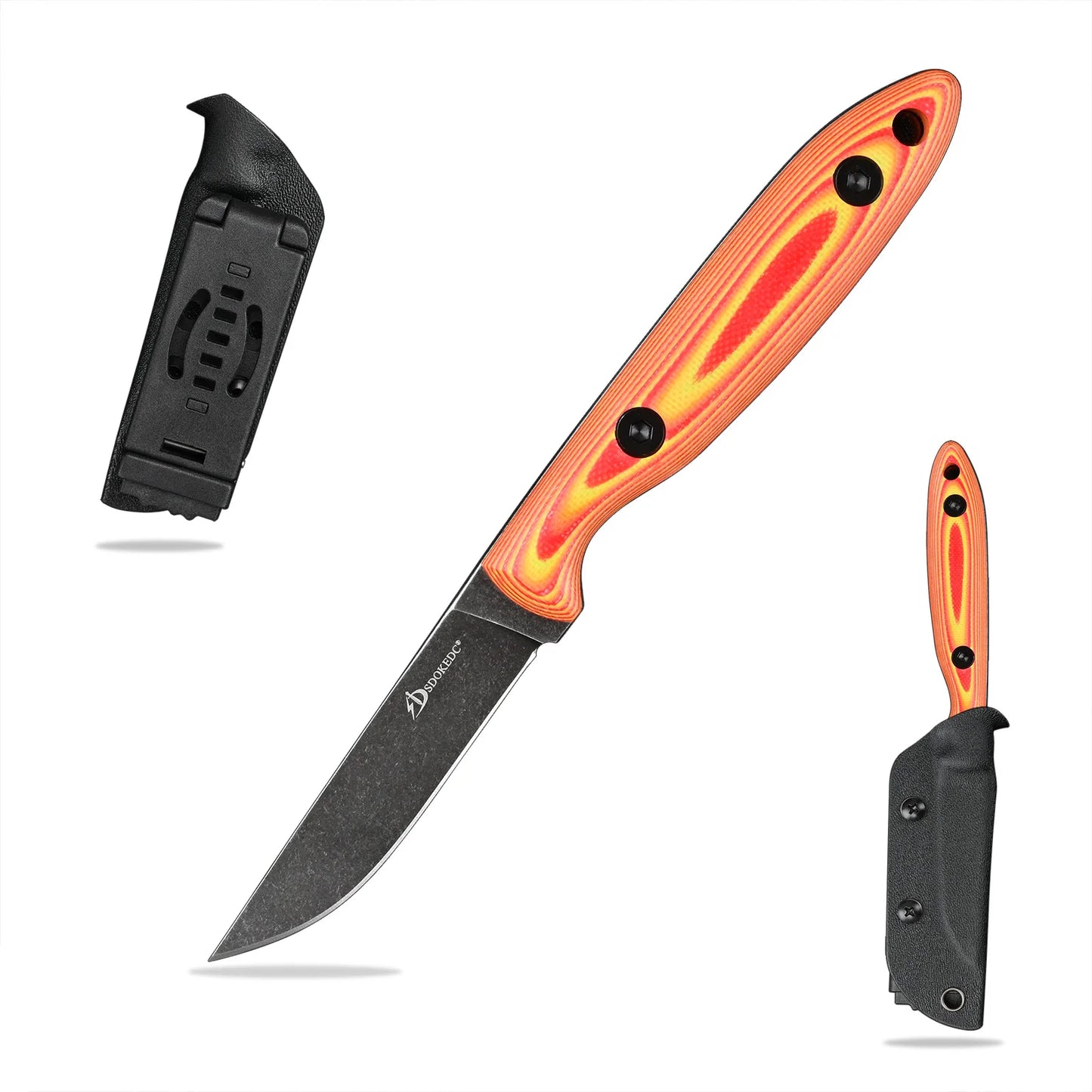 Sdokedc Knives DC53 Steel Army Fixed Blade Self Defense Outdoor Camping Survival Hunting Knife Tactical Military For Men EDC