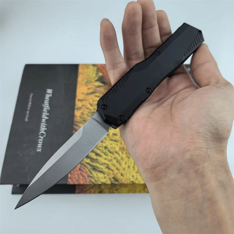 KS 9000 EDC Pocket Knife D2 Blade T6 Aluminium Handle Outdoor Camping Hunting Self-defense Light Weight Folding Knives Hand Tool