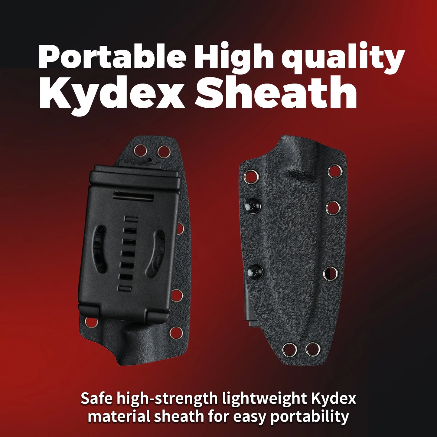 SDOKEDC Knives DC53 Steel Fixed Blade Knife Micarta Handle With Kydex Sheath For Men EDC Outdoor Camping Survival