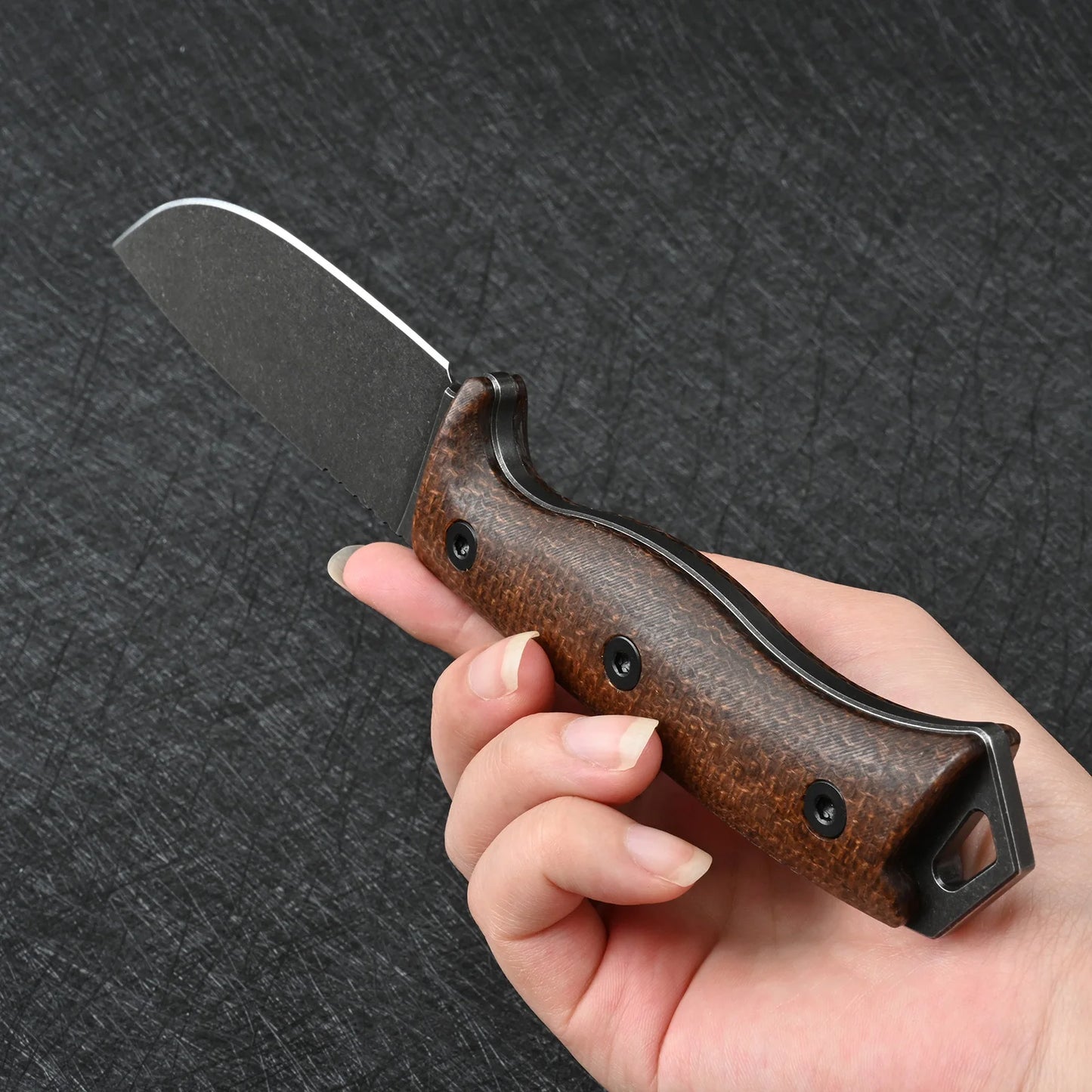 DC53 Steel Outdoor Camping Fixed Blade Knives Self Defense Survival Hunting Knife For Men