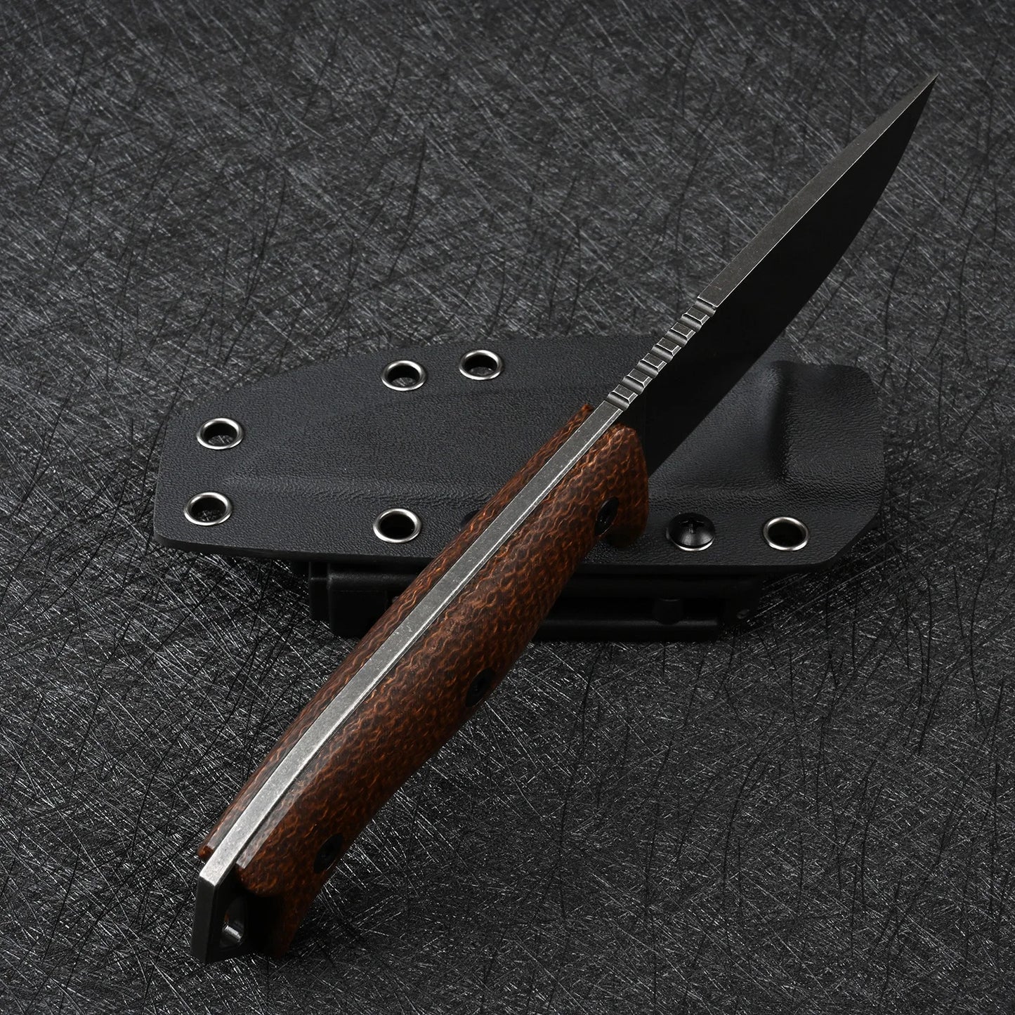DC53 Steel Outdoor Camping Fixed Blade Knives Self Defense Survival Hunting Knife For Men