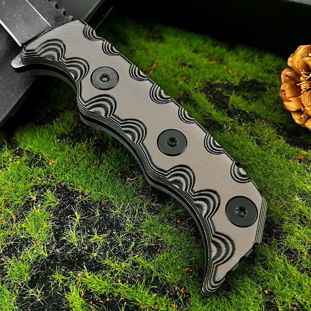 Multi-Functional EDC Knife Stainless Steel Portable Wilderness Adventure Survival Pocket Knife Outdoor Camping Hunting Knife