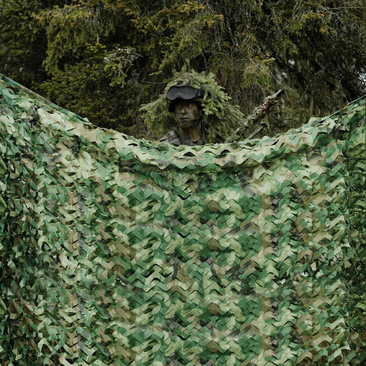 Camo Netting Camouflage Net,Bulk Roll Sunshade Mesh Nets for Hunting Blind Shooting Military Theme Party Decorations