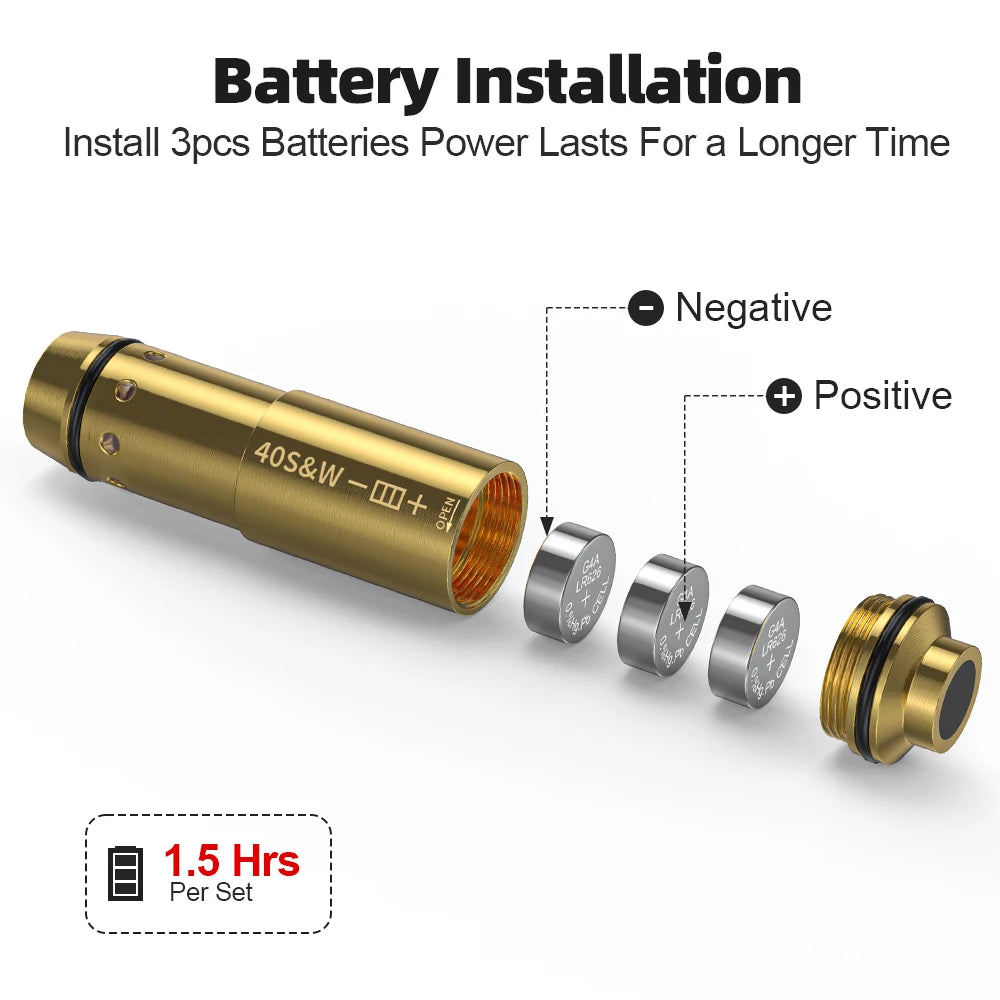 40S&W Dry Fire Laser Trainer - Hunting Accessories, Training Shooting.