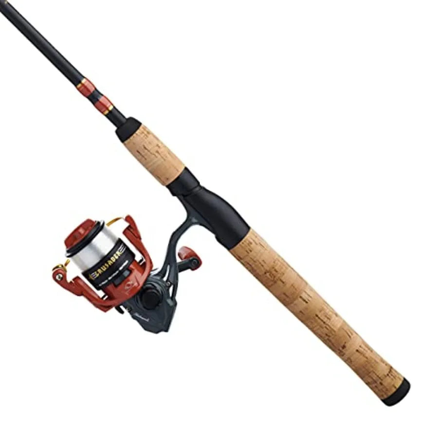 Shakespeare Crusader Spinning Reel and Fishing Rod Combo for Freshwater and Saltwater Angling HighPerformance Gear with Smooth