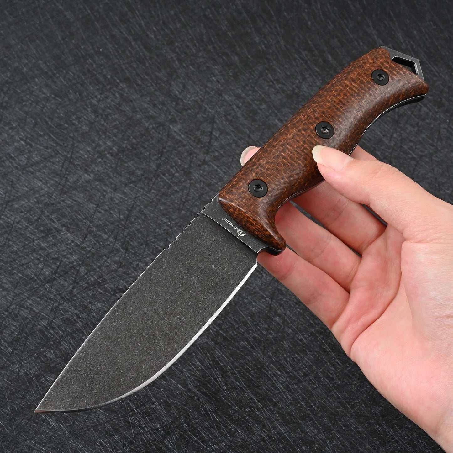 Sdokedc Knives Camping Survival Hunting Knife Tactical For Men Outdoor Self Defense Fixed Blade Knife DC53 Steel