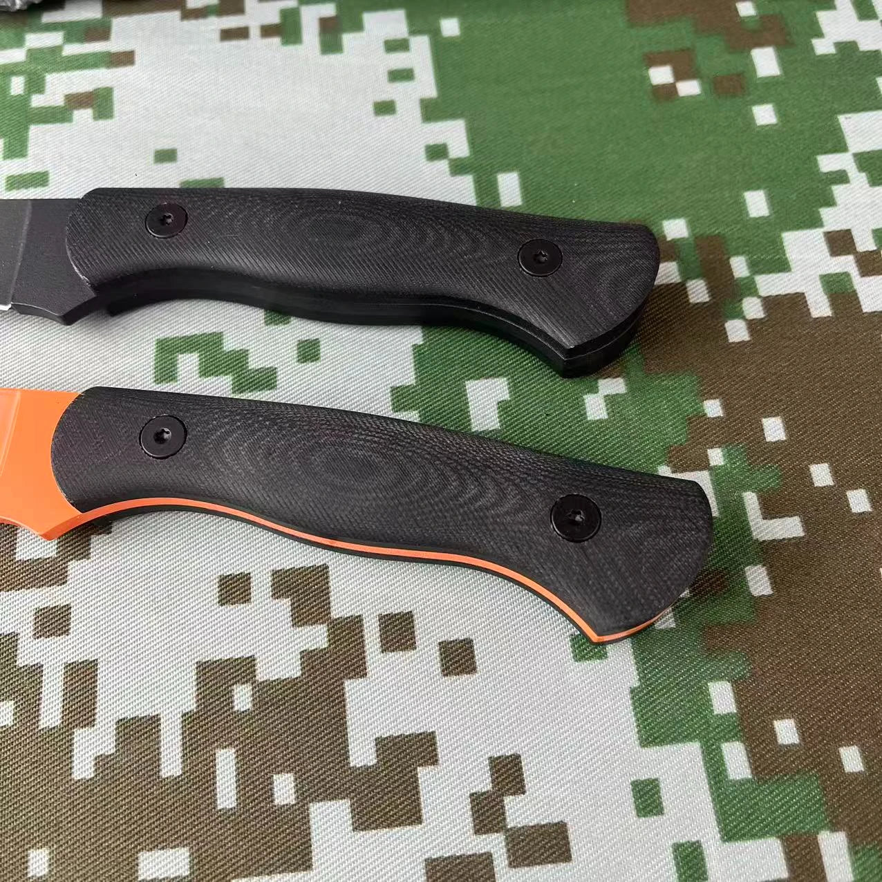 Outdoor Camping Hunting Multifunctional Fixed Knife with Sheath G10 Handle EDC Knife Wild Survival Adventure Rescue Utility Tool