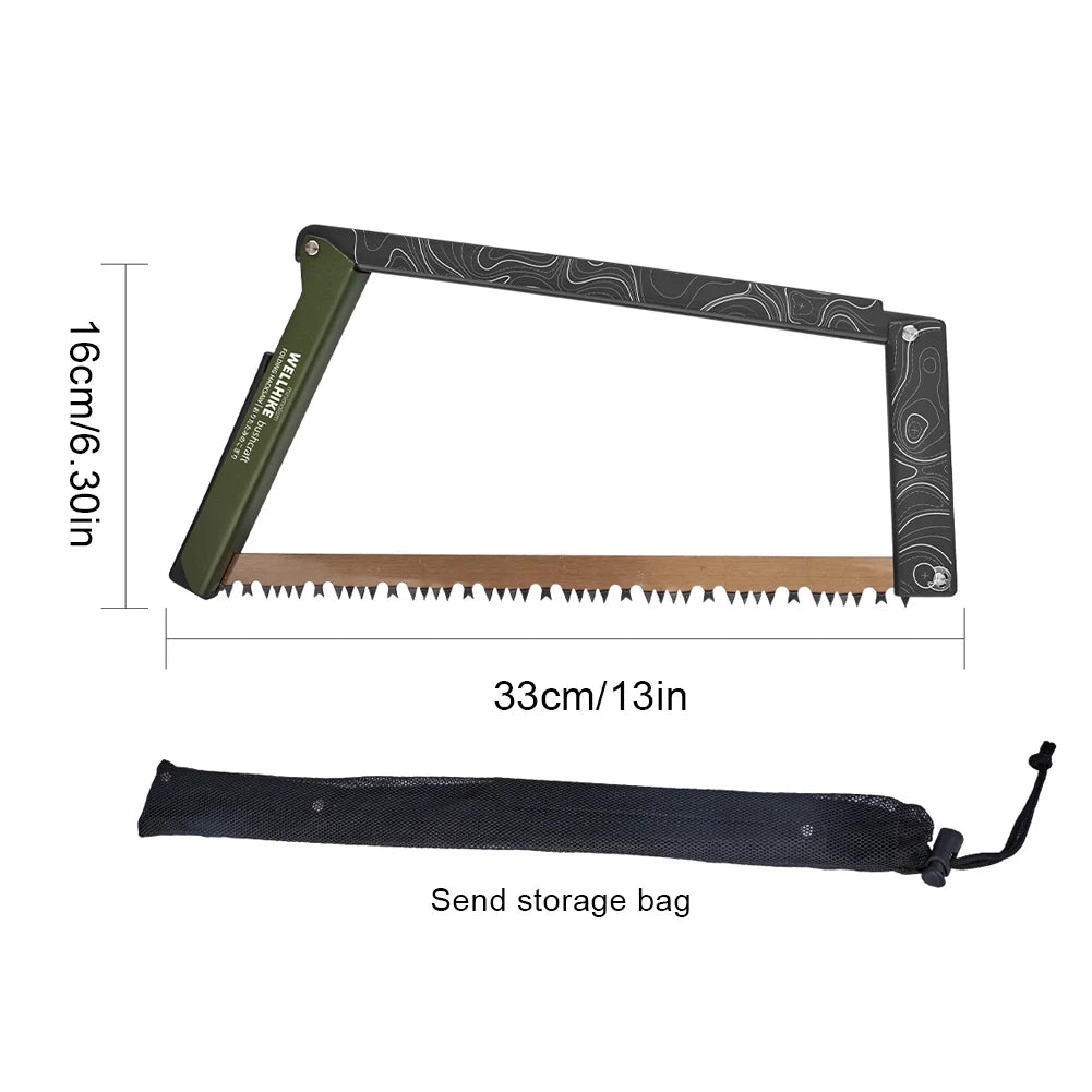 Folding Saw with Storage Bag Cutting Tree Hand Saw Multifunctional Handsaw Outdoor Hiking Survival Tools