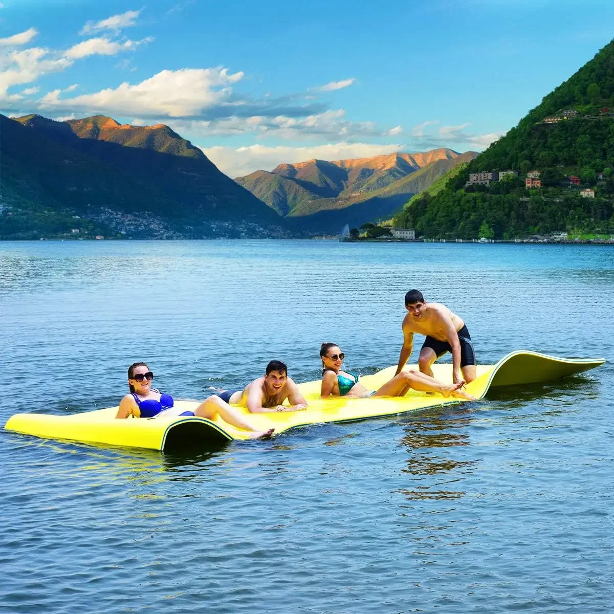 Floating Water Pad, Lily Pad for Water Recreation and Relaxing, Tear-Resistant XPE Foam Floating Mat for Beach