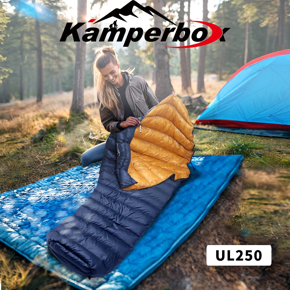Kamperbox Ultralight Down Sleeping Bag Camping Outdoor Camping Sleeping Bag Down UL250