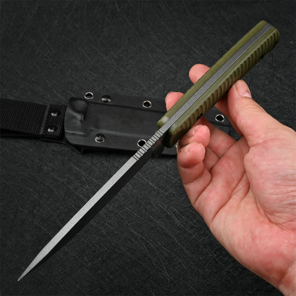 DC53 Steel 539 Fixed Blade Utility Knives Hunting Survival Knife Tactical  For Camping Outdoors Self Defense And EDC