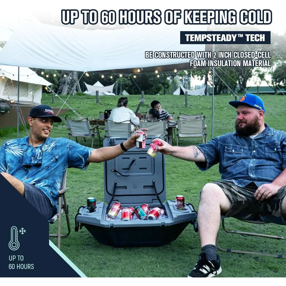 Floating Cooler – 32 QT up to 60 Hours Amphibious Ice Chest - Kayak Camping Coolers for Lake, River, SUP, Fishing, Boat, Pool, P