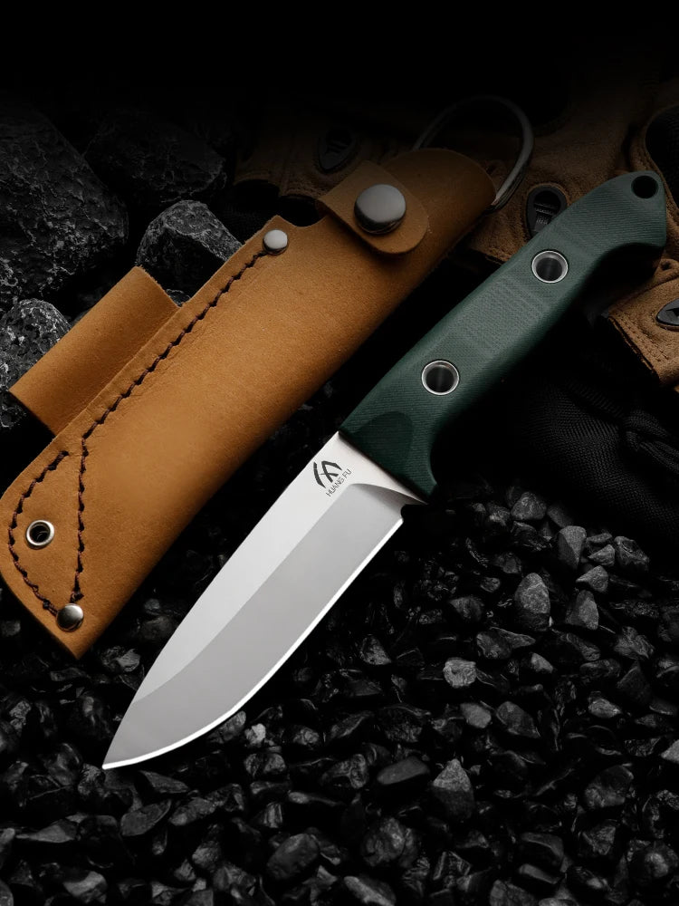 HUANGFU High quality fixed blades, outdoor straight knives, wilderness survival knives, men's knives, tactical knives
