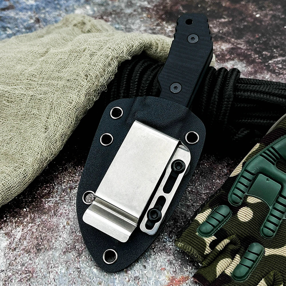 EDC Portable Outdoor Camping Straight Knife Tactical Hunter Knife High Hardness Multitools Wilderness Survival Utility Knife