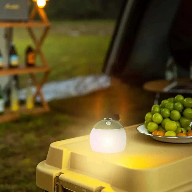 Rechargeable Soft Light camping Lantern 4 Modes Adjustable Portable LED Tent Lantern Outdoor hiking emergency waterproof light