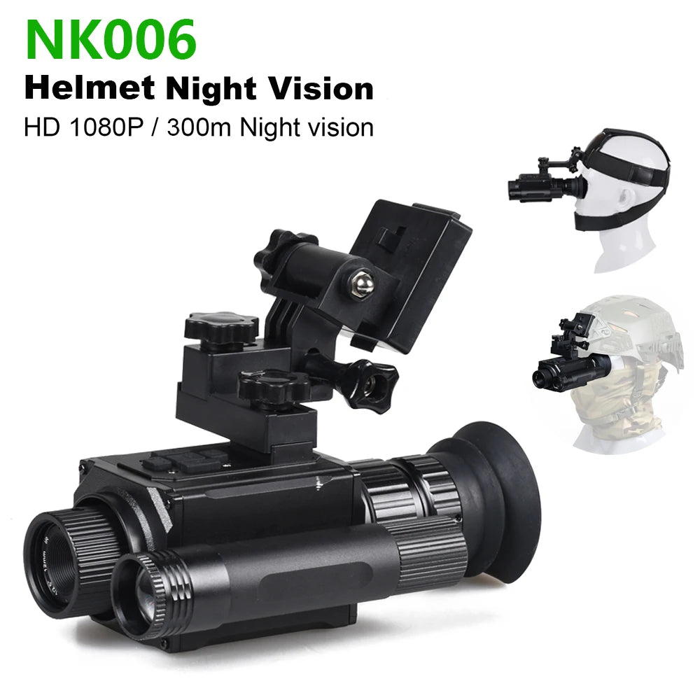 Tactical FAST Helmet NVG Night Vision Device, Hunting Riflescope IR Night Vision, Outdoor CS Shooting Training Sight Digital Cam