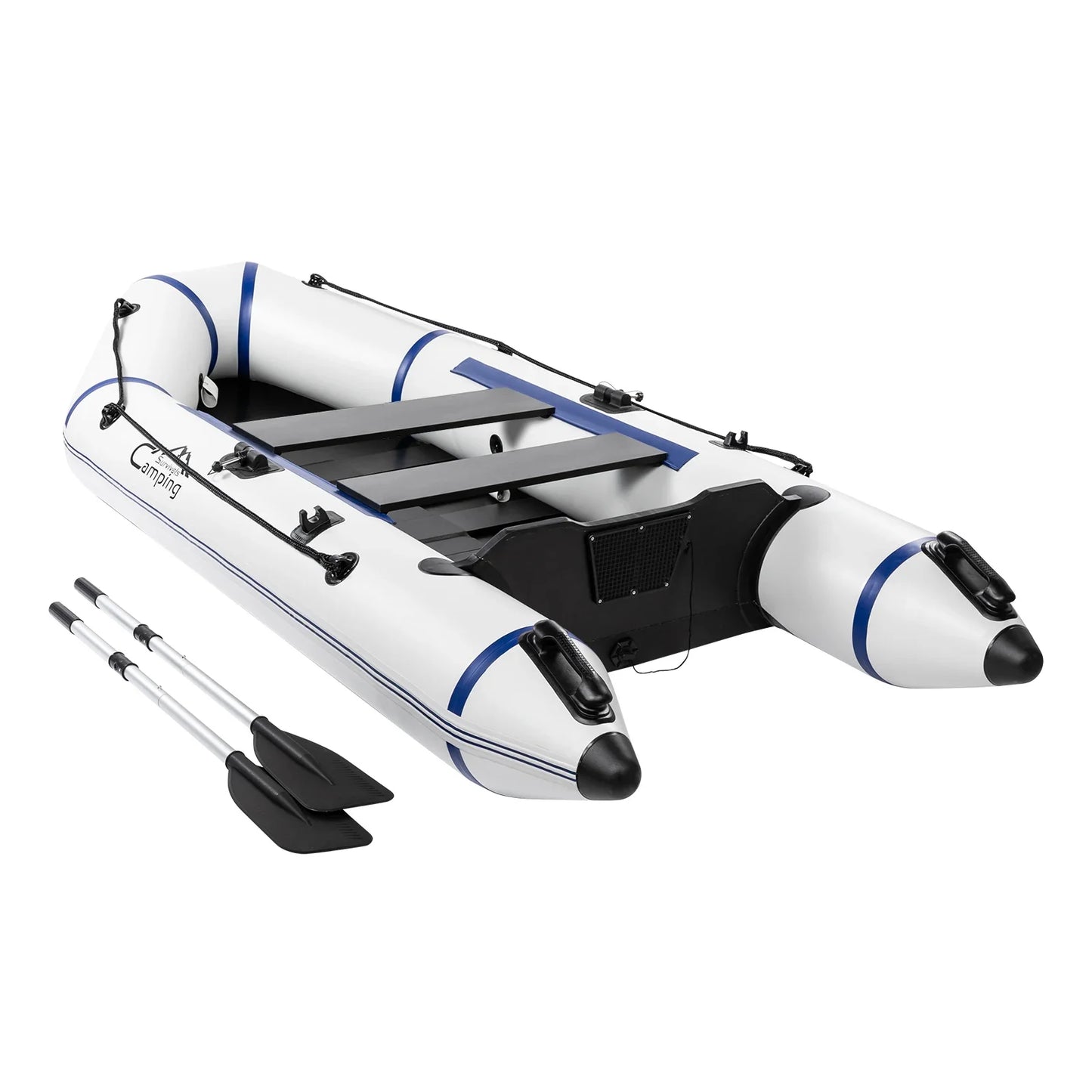 Camping Survivals 10ft PVC 330kg  Water Adult Assault Boat Off-White