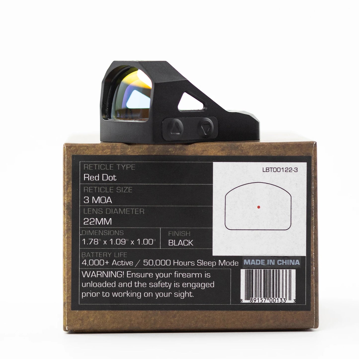 Liberty Tactical Dot Sight 1x27 3MOA Green Dot/Red dot For Handguns Hunting Parallax