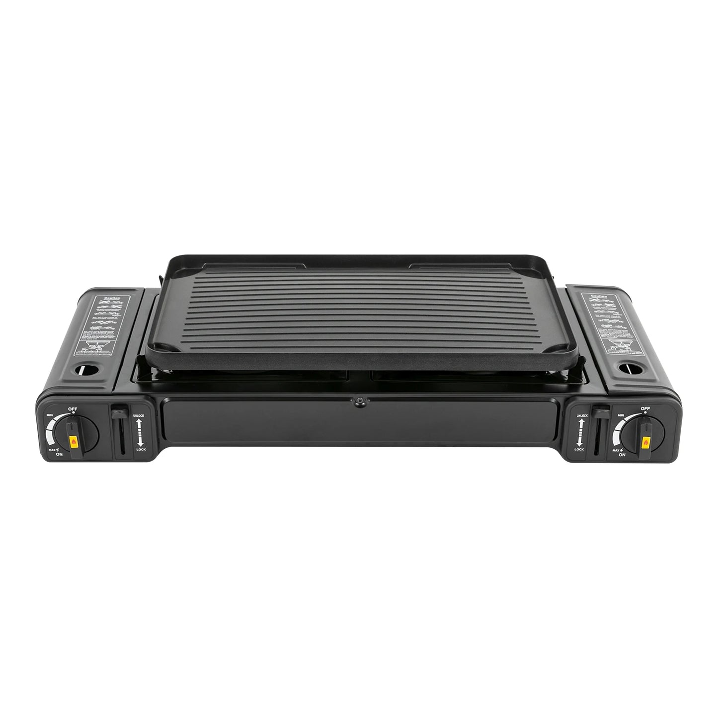 Double Head Barbecue Gas stove with Baking Tray  Home Application Home Outdoor