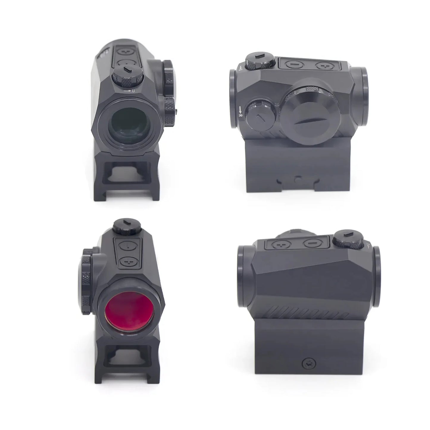 R5 1x20mm Low Parallax Red Dot 2MOA Motion-Activated Compact Reflex Scope w/ Quick-Release 20mm Rail for Airsoft Hunting