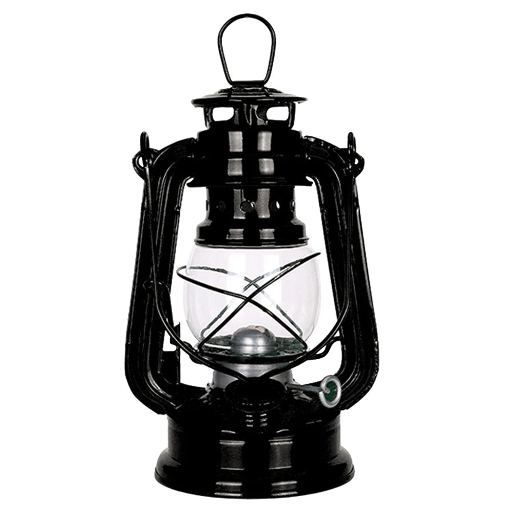 2-1pcs Retro Fuel Camping Lanterns Portable Metal Kerosene Vintage Camp Lamp Hurricane Table Lamps with Handle Yard Tent Light