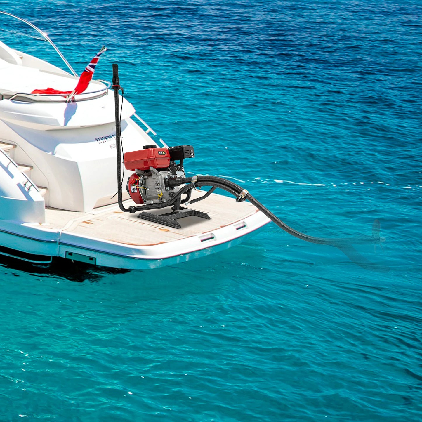 7.5hp 212cc 4stroke Outboard Motor Heavy Duty Inflatable Fishing  Boat Engine Motor For Stern 9.84-19.69 Feet In Length Dinghies