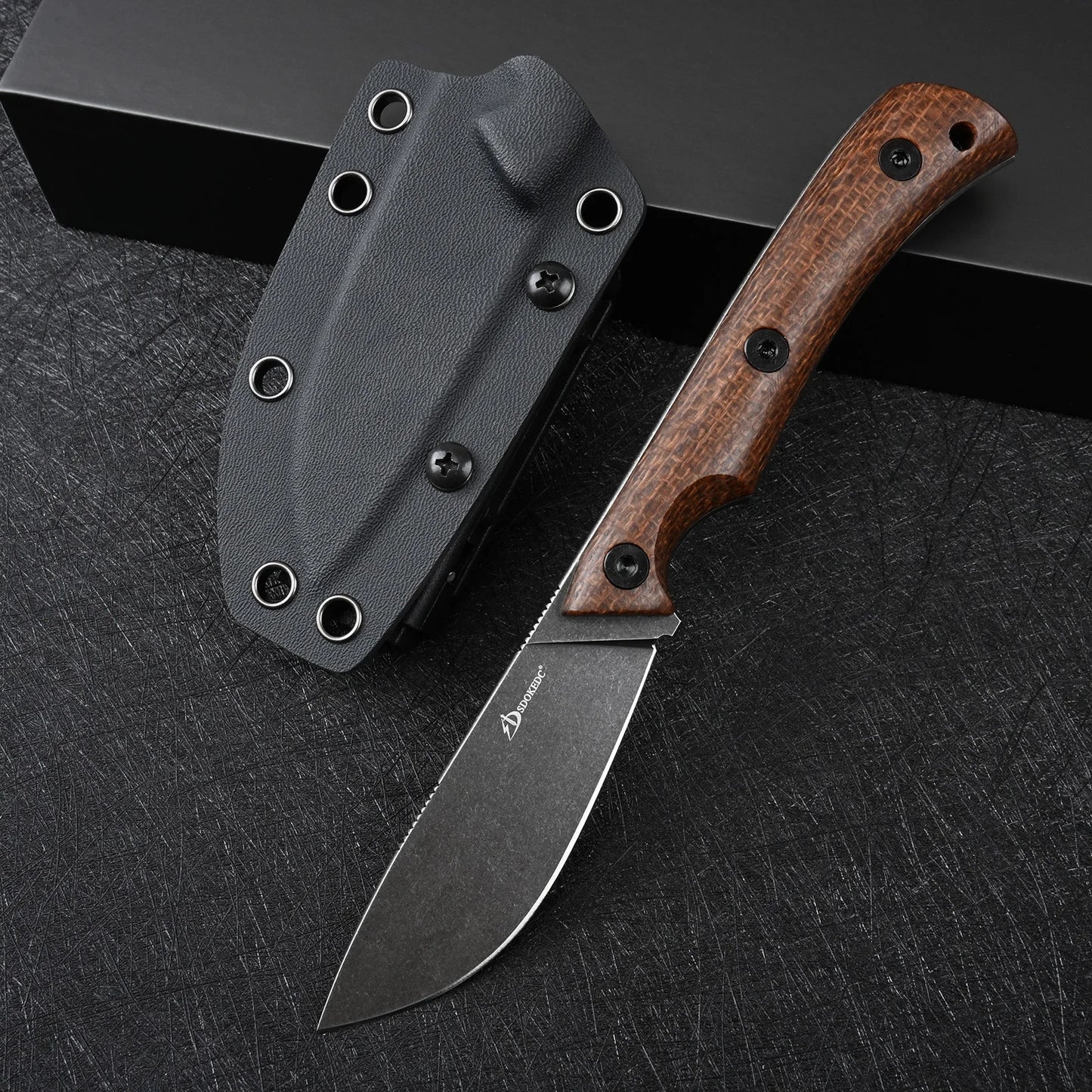 Sdokedc Knives DC53 Steel Camping Self Defense Fixed Blade Knife EDC Outdoor Survival Knife Hunting Tactical For Men