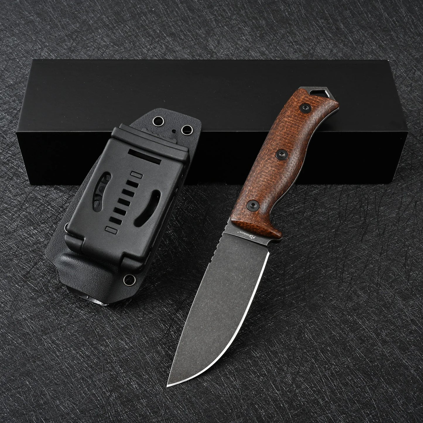 DC53 Steel Outdoor Camping Fixed Blade Knives Self Defense Survival Hunting Knife For Men