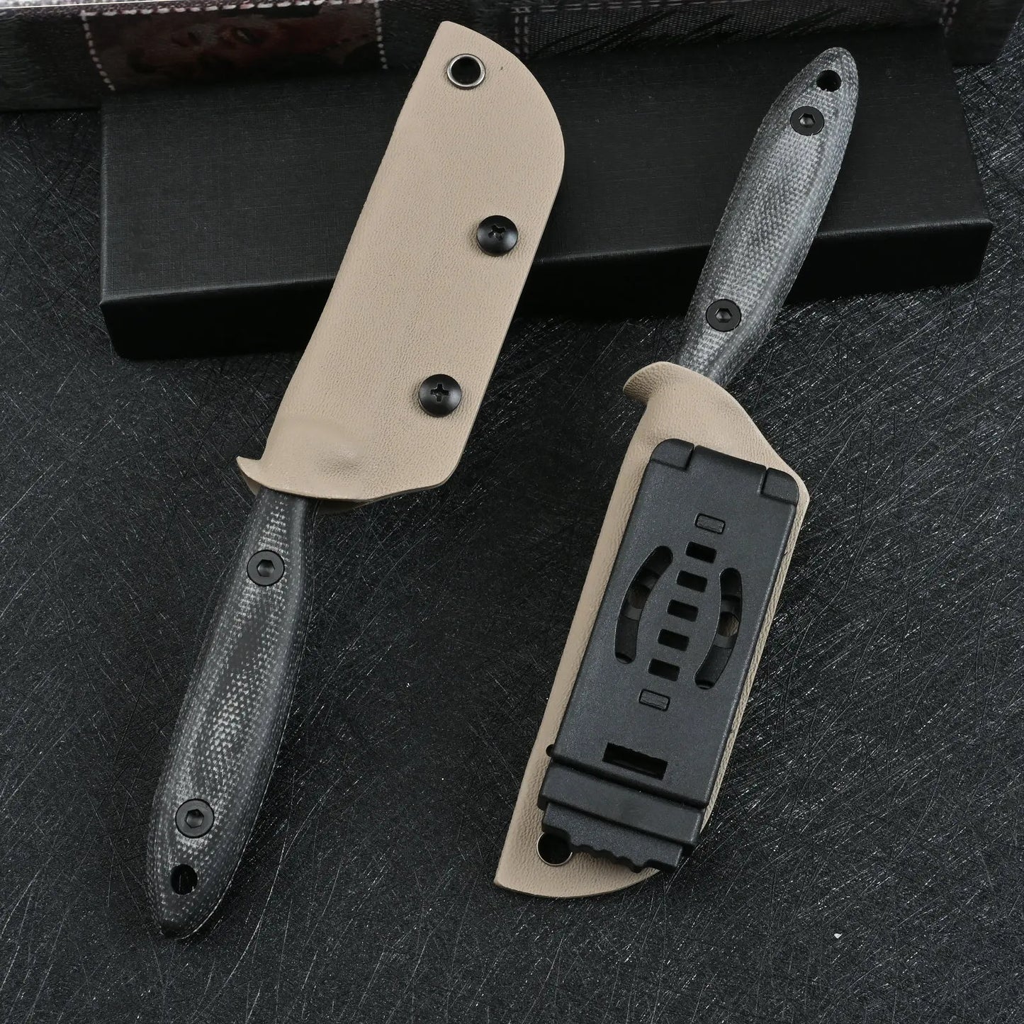 Sdokedc Knives DC53 Steel Army Fixed Blade Self Defense Outdoor Camping Survival Hunting Knife Tactical Military For Men EDC
