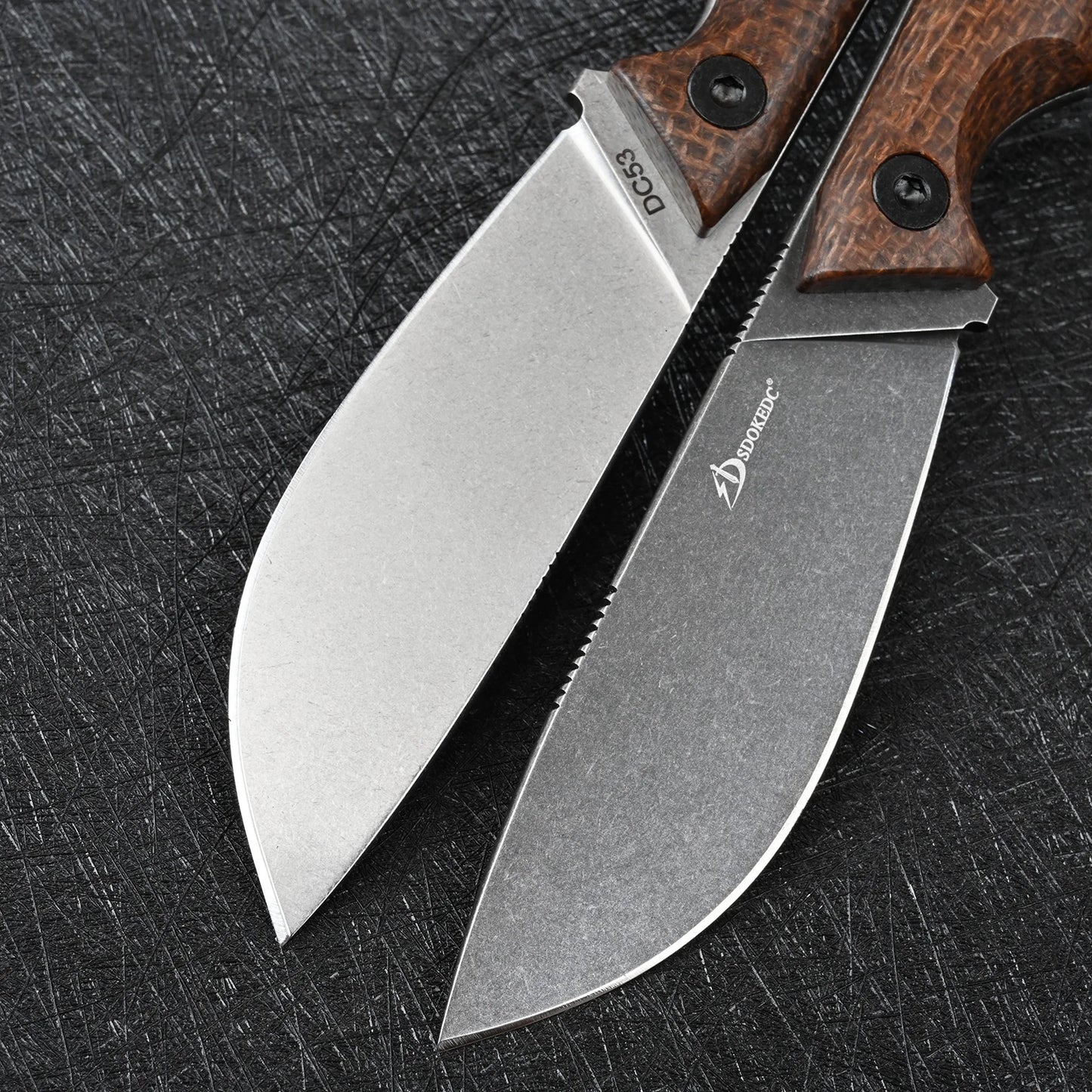 Sdokedc Knives DC53 Steel Camping Self Defense Fixed Blade Knife EDC Outdoor Survival Knife Hunting Tactical For Men