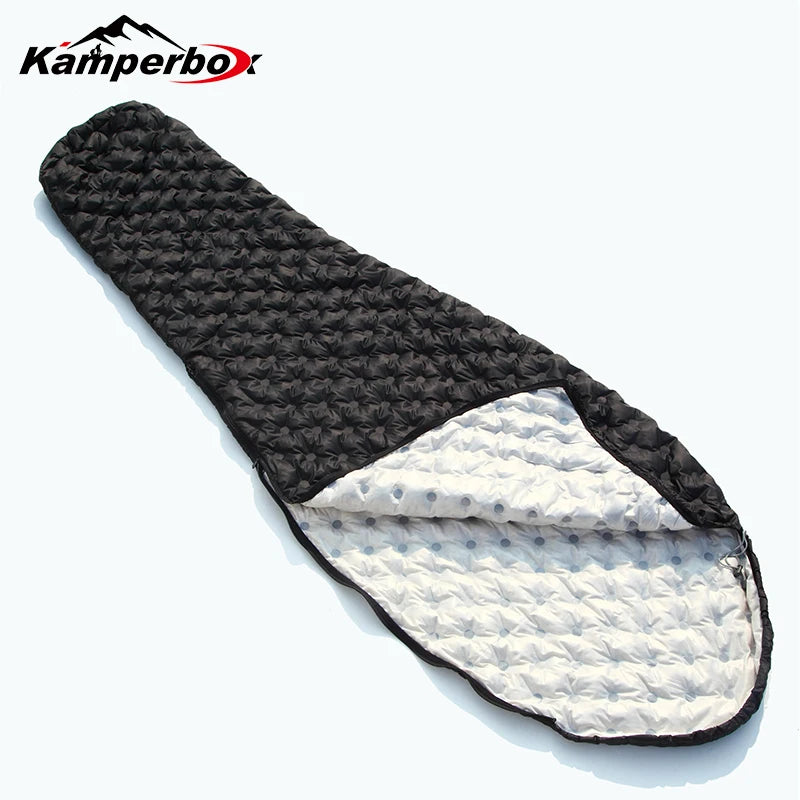 Kamperbox Down Sleeping Bag Camping 3 Season Ultralight Sleeping Bags Lightweight Sleeping Bag Bubblue Air 2