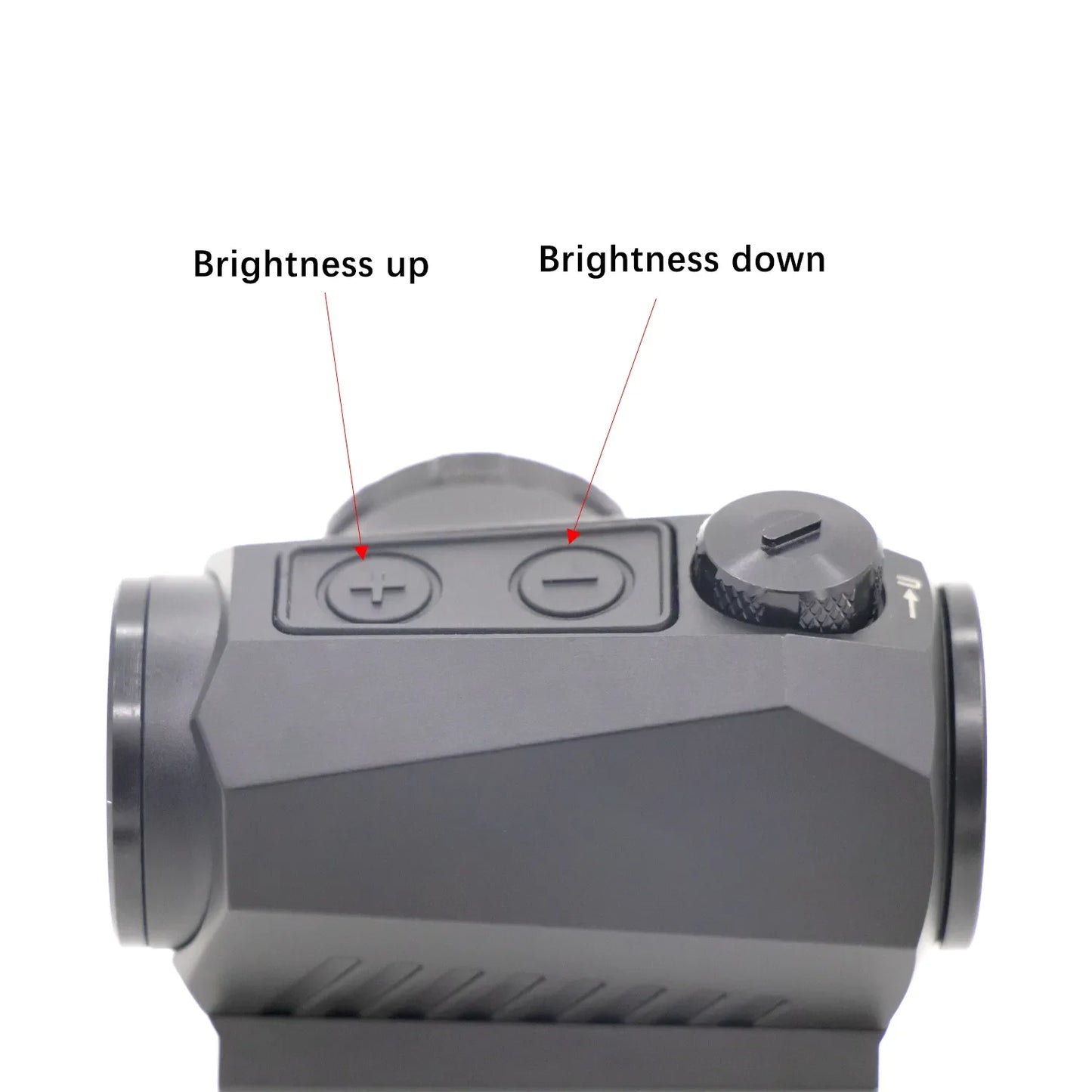 R5 1x20mm Low Parallax Red Dot 2MOA Motion-Activated Compact Reflex Scope w/ Quick-Release 20mm Rail for Airsoft Hunting