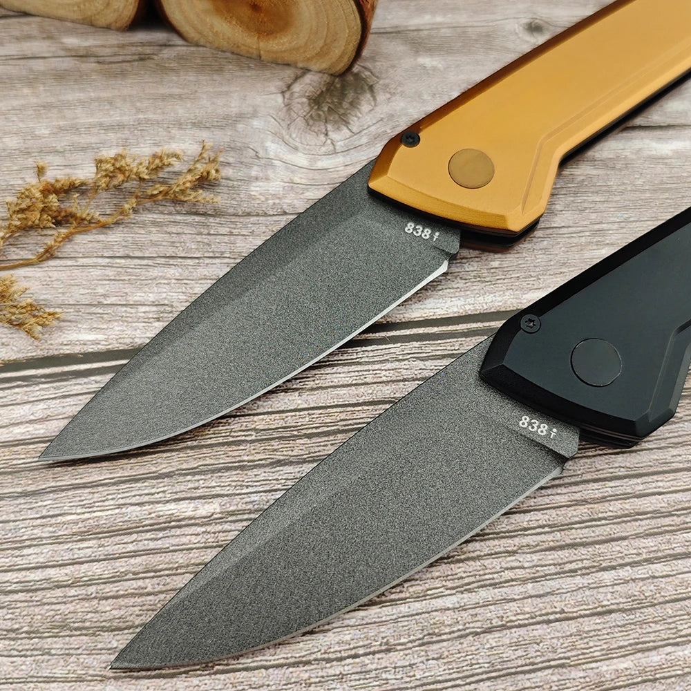 BK 838 Folding Pocket Knife 440C Blade T6 Aluminum Handle Portable EDC Tactical Self-defense Survival Camping Knives Gifts Tools